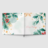 Livre d'or Joyeux Noël aquarelle – Vacances (Complet)