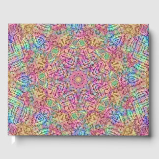 Livre D'or Kaleidoscope Vintage de couleur Techno