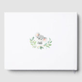 Livre d'or Koala & Eucalyptus Grey Baby shower (Verso)