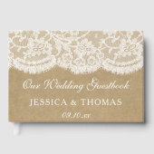 Livre D'or La collection de Mariages Kraft & Lace (Recto)