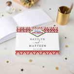 Livre D'or La Parties scintillant Damask Las Vegas Mariage Co<br><div class="desc">Célébrez dans le style avec ce livre d'or mariage design et très tendance. Le design est facile à personnaliser avec votre libellé d'événement spécial et vos invités seront ravis quand ils verront ce fabuleux livre d'or.</div>