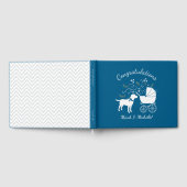 Livre D'or Labrador Chien Baby shower Blue Boy Lab (Complet)
