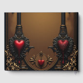 Livre D'or L'amour éternel dans l'ombre de l'obscurité gothiq (Verso)