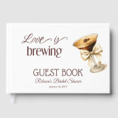 Livre D'or L'amour se prépare Shower de mariage au martini es (Recto)