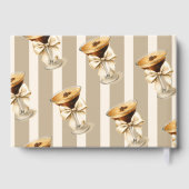 Livre D'or L'amour se prépare Shower de mariage au martini es (Verso)