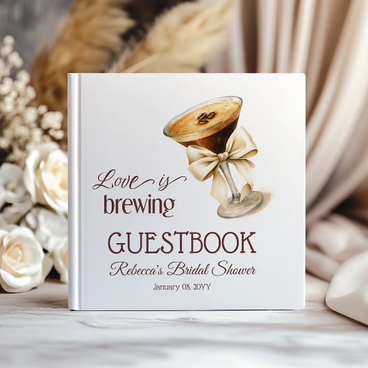 Livre D'or L'amour se prépare Shower de mariage sur le thème