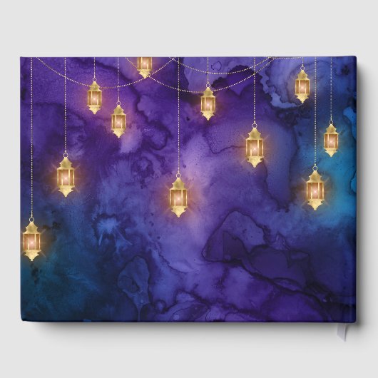 Livre D'or Lanternes de nuit Mystic Marrakesh & Bokeh Mariage (Verso)