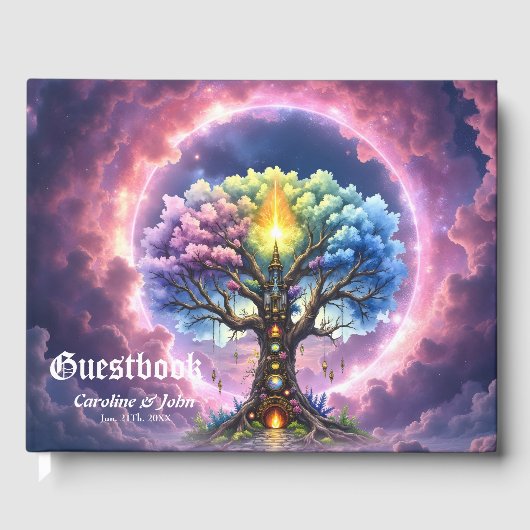 Livre D'or L'Arbre Céleste des Royaumes Éternels. (Recto)