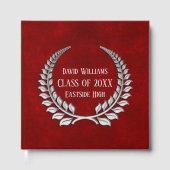 Livre D'or Lauréat en Argent sur Rouge (Recto)