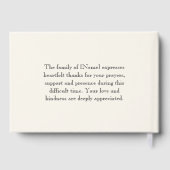 Livre D'or Lavender Funeral Guest Book - In Love Memory (Verso)