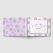 Livre D'or Lavender Purple Rose Wedding (Complet)