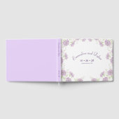 Livre D'or Lavender Purple Rose Wedding (Complet)