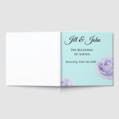 Livre D'or Lavender Rose Wedding Guest Book (Complet)