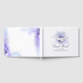 Livre D'or Lavenders Elegant Mariage aquarelle (Complet)