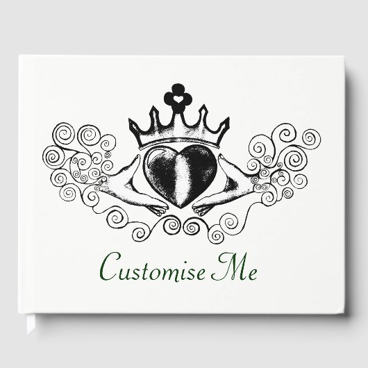 Livre D'or Le Claddagh (noir) (Recto)