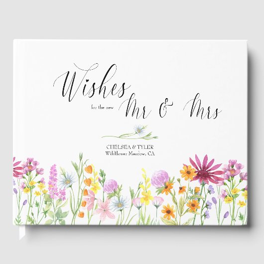 Livre D'or Le fleur sauvage Meadow souhaite le nouveau M. & M (Recto)