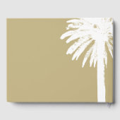 Livre D'or Le logo de la plage d'été (Verso)