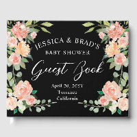 Le ressort rougissent baby shower floral