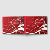 Livre D'or Les Coeurs Rouge Et Blanc Frottent (Complet)