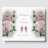 Livre D'or Lesbiennes Mariées Regency Rose Roses (Recto)