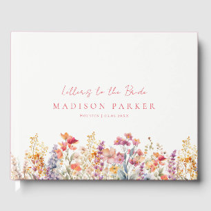 Livre D'or Lettres à la mariée ! Wildflower Baby Shower pour