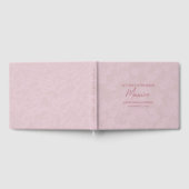 Livre D'or Lettres d'or rose au Carnet de conservation de la (Complet)