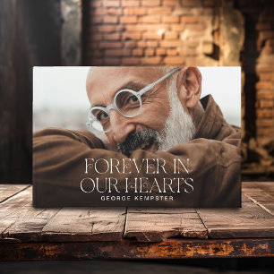 Livre D'or Lettres Élégantes À jamais dans le Mémorial de nos