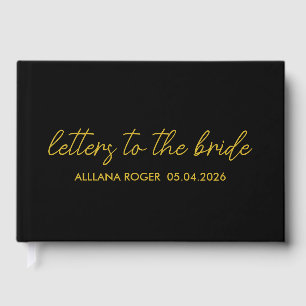 Livre D'or Lettres personnalisées sous forme de couverture en