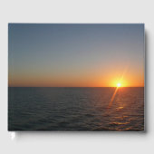 Livre D'or Lever du soleil à Sea III Océan Horizon (Recto)