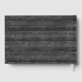 Livre D'or Light String On Dark Gray Wood Wedding (Verso)