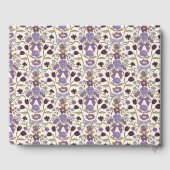 Livre D'or Lilac Bows & Blossoms Floral Mariage (Verso)