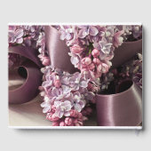 Livre D'or Lilac Et Ruban (Verso)