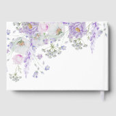 Livre D'or Lilac Flowers First Communion Guest Book (Verso)