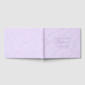 Livre D'or Lilac Letters to the Bride Keepsake Notebook (Complet)
