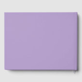 Livre D'or Lilac Violet Mariage Couple Photo (Verso)