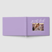 Livre D'or Lilac Violet Mariage Couple Photo (Complet)