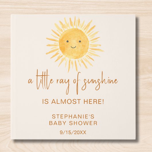 Livre D'or Little Ray of Sunshine Boho Baby shower