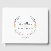 Livre D'or Little Wildflower Boho Dream - Baby Shower (Recto)