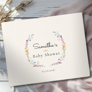 Livre D'or Little Wildflower Boho Dream - Baby Shower