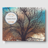 Livre D'or Location Arbre Aquarelle Art Vacances (Recto)