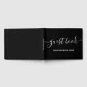 Livre D'or Location de vacances Black Guest Book (Complet)