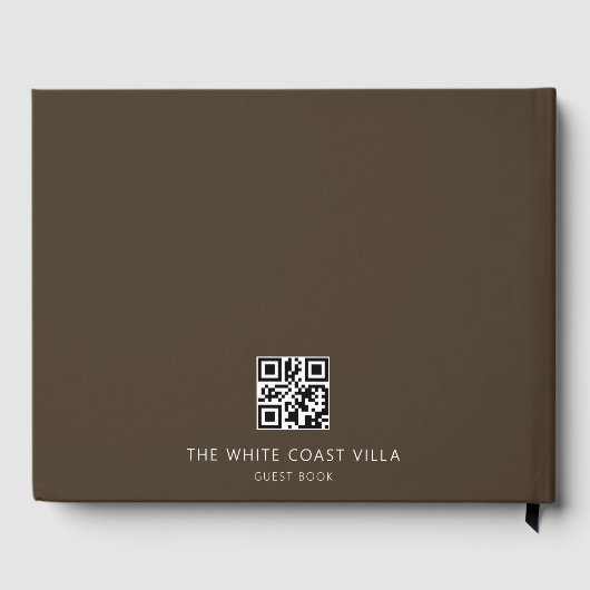 Livre D'or Location de vacances minimum QR Code Commentaires  (Verso)