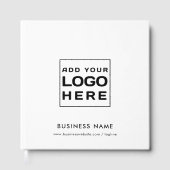 Livre D'or Logo d'entreprise et site Web Visiteurs personnali (Recto)