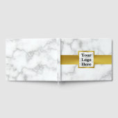 Livre D'or Logo d'entreprise Faux Marbre blanc Gold Corporate (Complet)