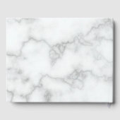 Livre D'or Logo d'entreprise Faux Marbre blanc Gold Corporate (Verso)