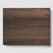 Livre D'or Logo d'entreprise personnalisé Bois Look Entrepris (Verso)