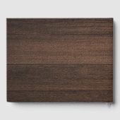 Livre D'or Logo d'entreprise personnalisé Visiteurs Rustique (Verso)