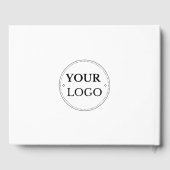 Livre D'or Logo d'entreprise simple (Verso)