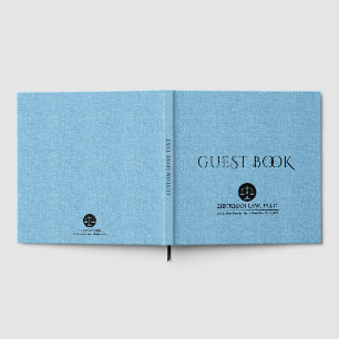 Livre D'or Logo Justice Toile Bleue