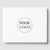 Livre D'or Logo personnalisé de l'entreprise (Verso)